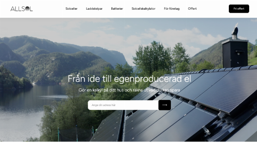 Comprehensive company in solar energy Imac mockup