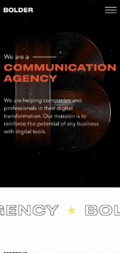 Marketing and communication agency Iphone mockup